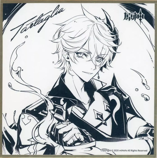 Genshin Impact Limited Shikishi Card Board Tartaglia Ver. (Not For Sale)