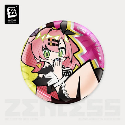 Zenless Zone Zero New Eridu Series Cunning Hares (Gentle House) Chibi Tinplate Badge