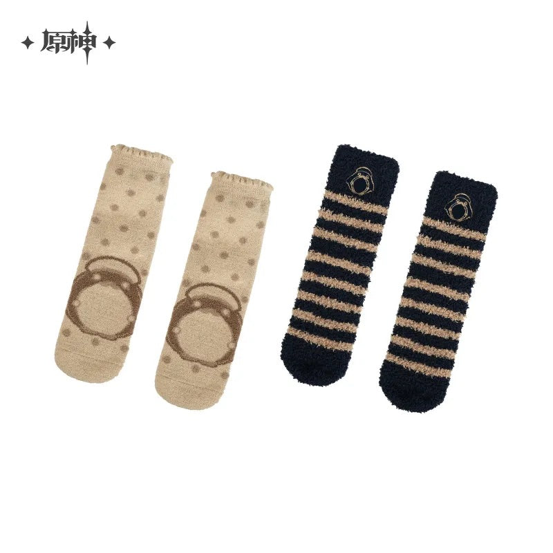 Genshin Impact House of the Hearth Winter Series Plush House Socks (2 Pairs)