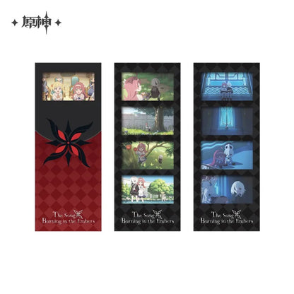 Genshin Impact The Song Burning in the Embers Series Character Badge & Film Bookmark