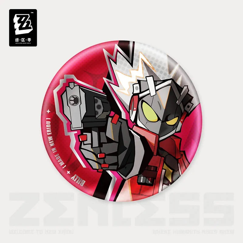 Zenless Zone Zero New Eridu Series Cunning Hares (Gentle House) Chibi Tinplate Badge