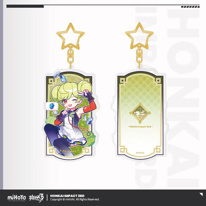 Honkai Impact 3rd A Life of Luck Series Acrylic Glittering Pendant