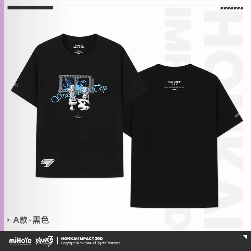 Honkai Impact 3rd Honkai Impression Graduation Trip Series Short Sleeve T-Shirt