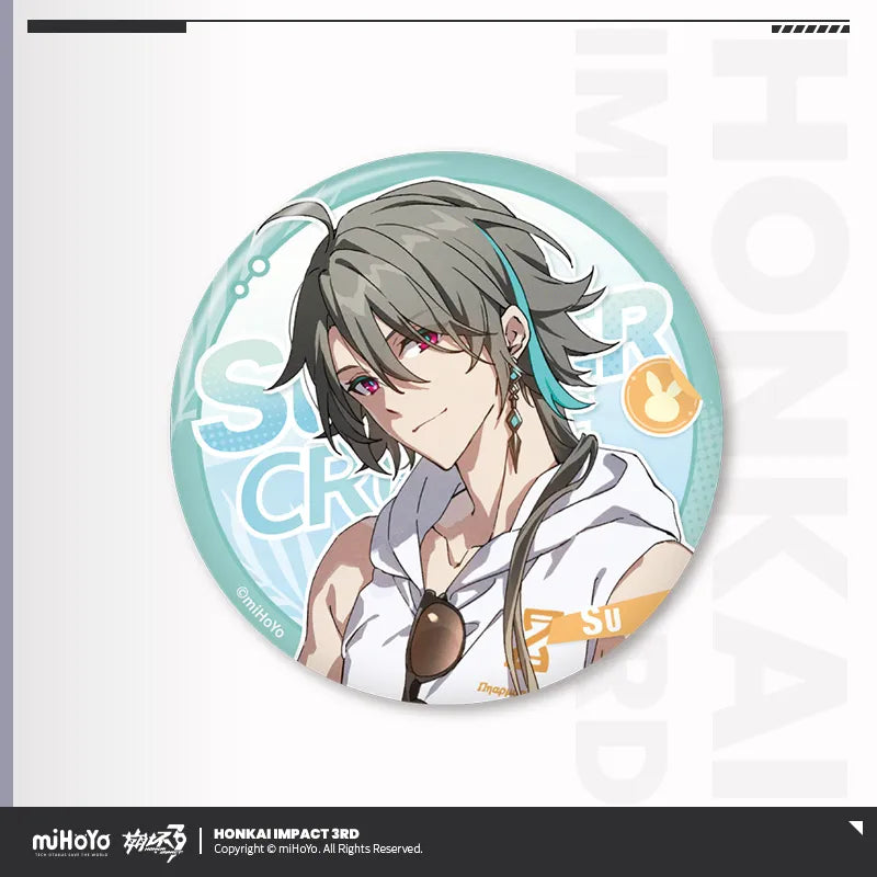 Honkai Impact 3rd Summer Cruise Series Tinplate Badge Vol.4