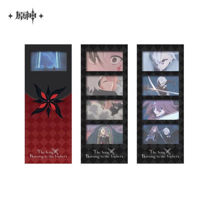 Genshin Impact The Song Burning in the Embers Series Character Badge & Film Bookmark