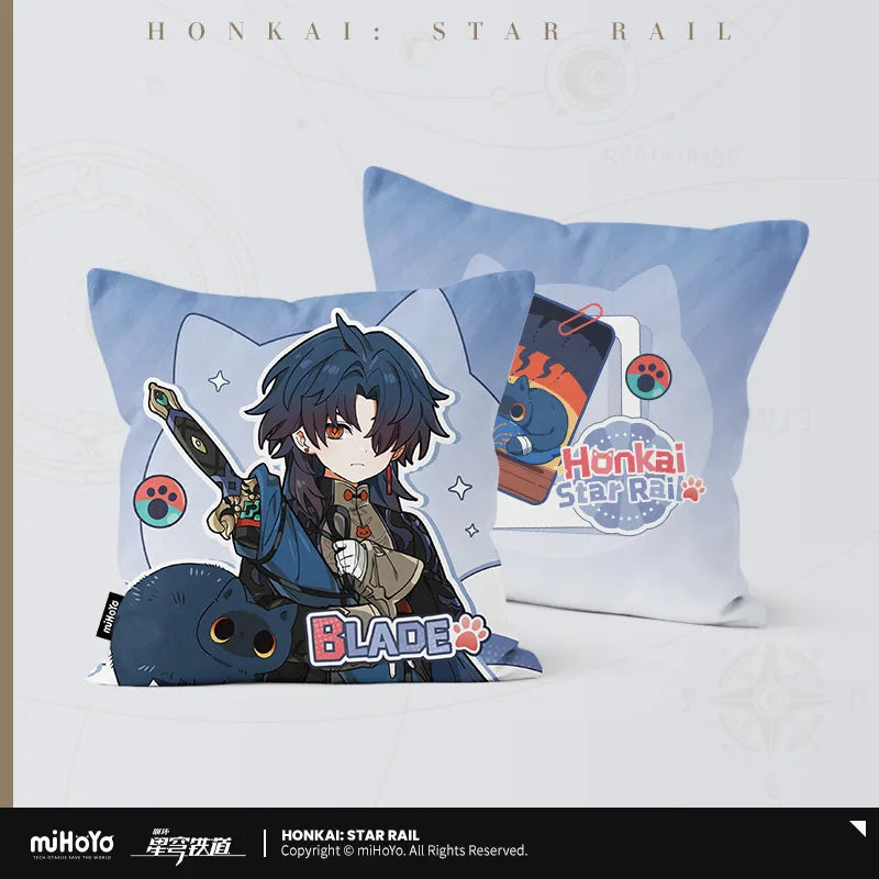 Honkai: Star Rail Little Cat Series Square Pillow