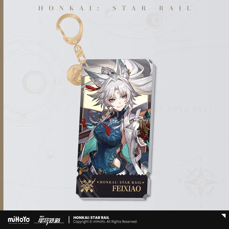 Honkai: Star Rail The Hunt Character Warp Artwork Acrylic Keychain