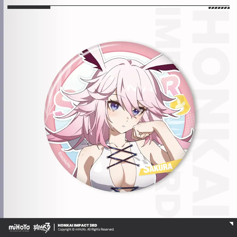 Honkai Impact 3rd Summer Cruise Series Tinplate Badge Vol.4