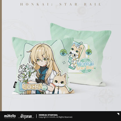 Honkai: Star Rail Little Cat Series Square Pillow