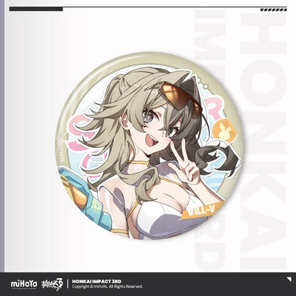 Honkai Impact 3rd Summer Cruise Series Tinplate Badge Vol.4