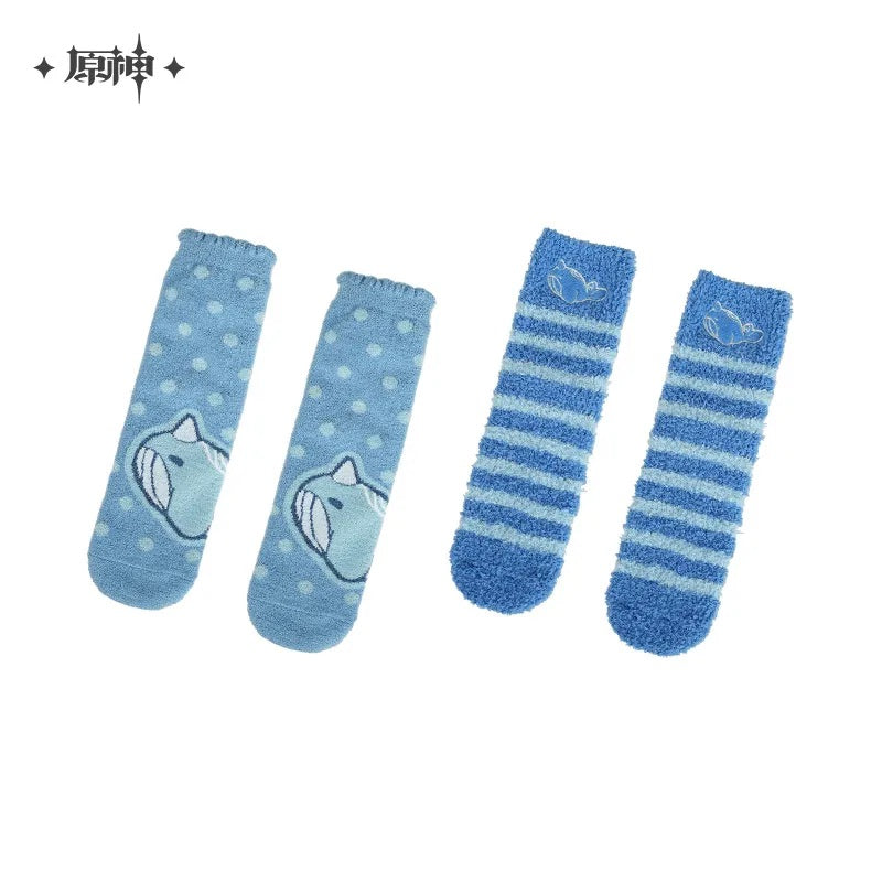 Genshin Impact House of the Hearth Winter Series Plush House Socks (2 Pairs)