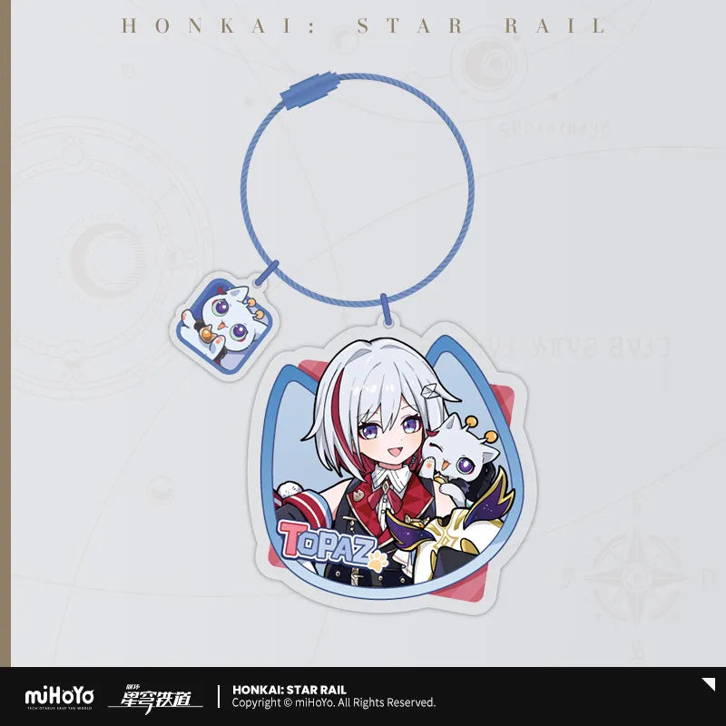 Honkai: Star Rail Little Cat Series Acrylic Keychain