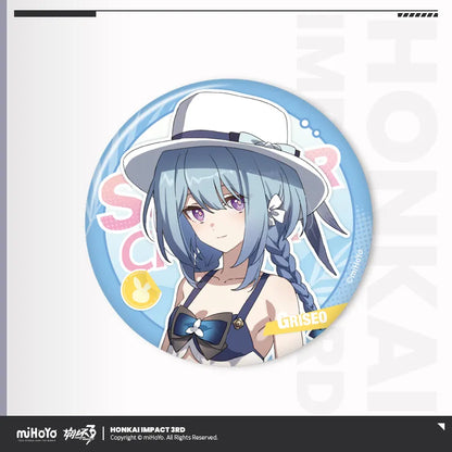 Honkai Impact 3rd Summer Cruise Series Tinplate Badge Vol.4