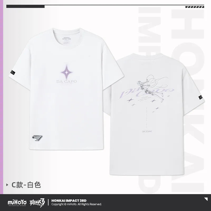 Honkai Impact 3rd Honkai Impression Graduation Trip Series Short Sleeve T-Shirt