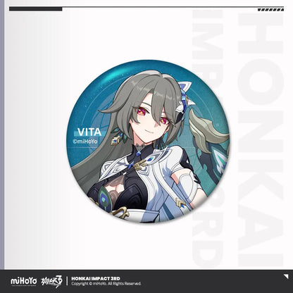 Honkai Impact 3rd Portrait Series Tinplate Badge Vol.2