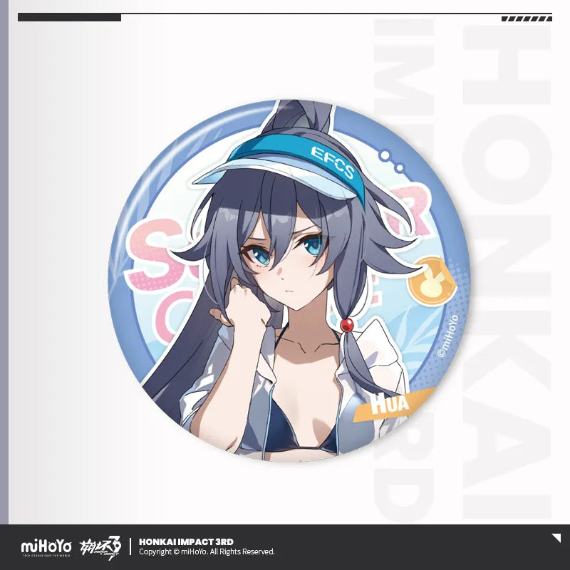 Honkai Impact 3rd Summer Cruise Series Tinplate Badge Vol.4