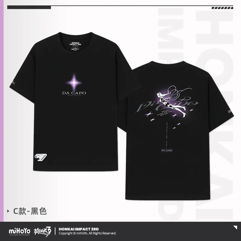 Honkai Impact 3rd Honkai Impression Graduation Trip Series Short Sleeve T-Shirt