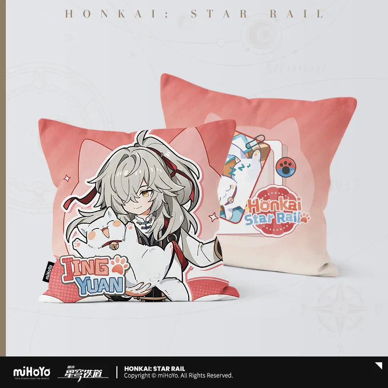 Honkai: Star Rail Little Cat Series Square Pillow