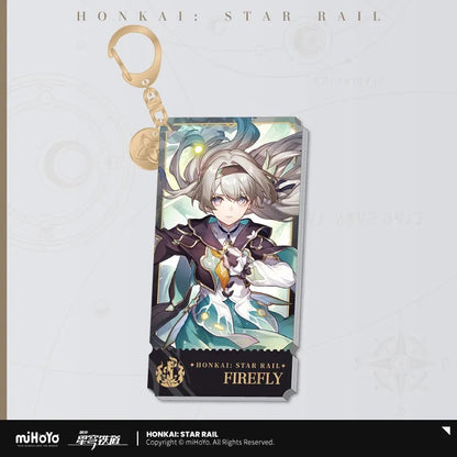 Honkai: Star Rail The Destruction Character Warp Artwork Acrylic Keychain