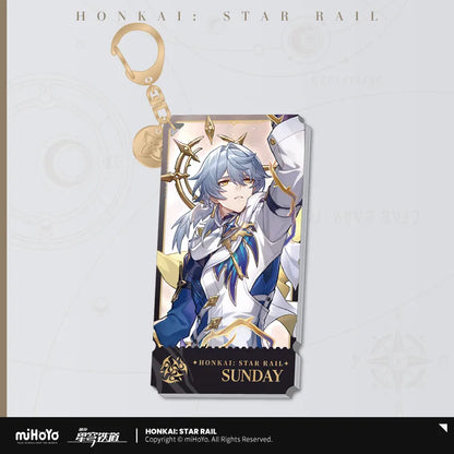 Honkai: Star Rail The Harmony Character Warp Artwork Acrylic Keychain