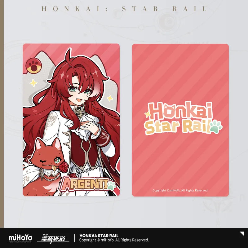 Honkai: Star Rail Little Cat Series Laser Collectible Tickets