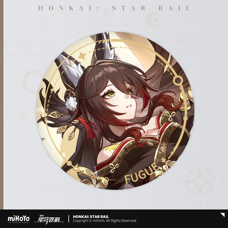 Honkai: Star Rail The Nihility Character Warp Artwork Tinplate Badge