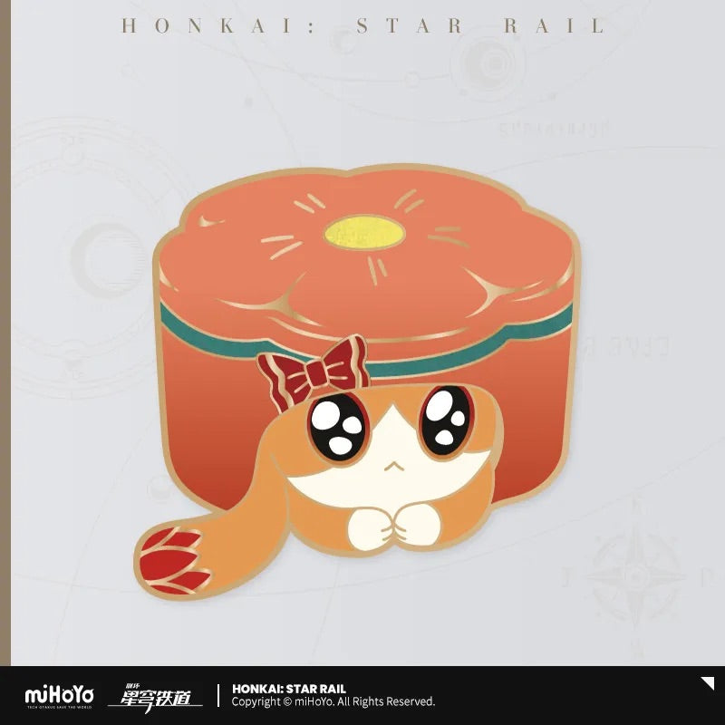 Honkai: Star Rail Ruan Mei Creations Exotic Pets Collection Series Metal Badge