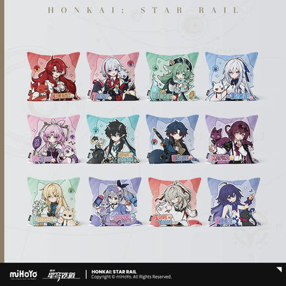 Honkai: Star Rail Little Cat Series Square Pillow