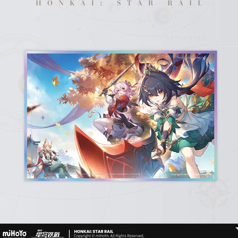 Honkai: Star Rail Interstellar Journey Series Acrylic Shikishi Cardboard