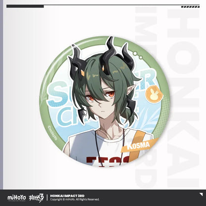 Honkai Impact 3rd Summer Cruise Series Tinplate Badge Vol.4