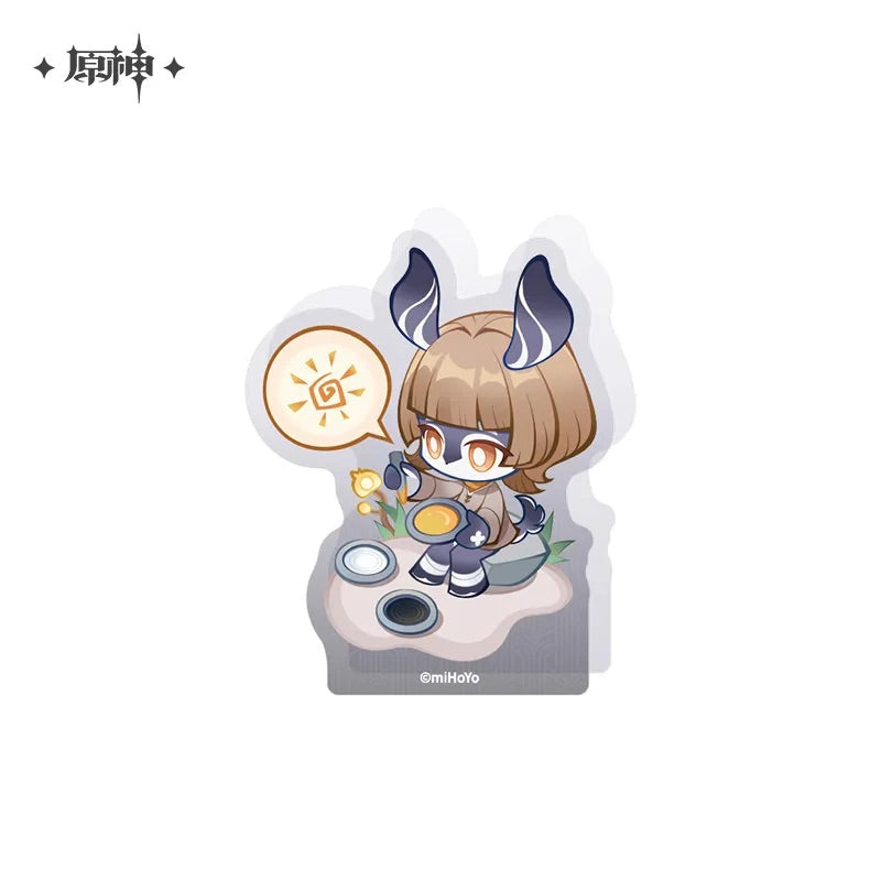 Genshin Impact Offline Store Theme Series Melusine Chibi Thick Acrylic Ornaments