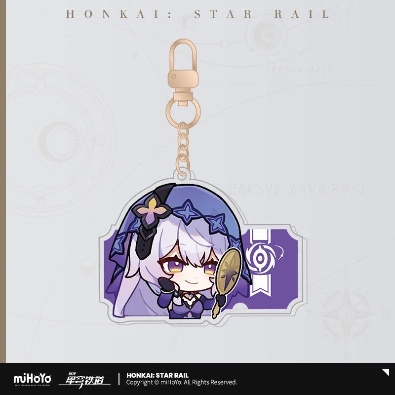 Honkai: Star Rail Pom-Pom Exhibition Series Acrylic Keychain