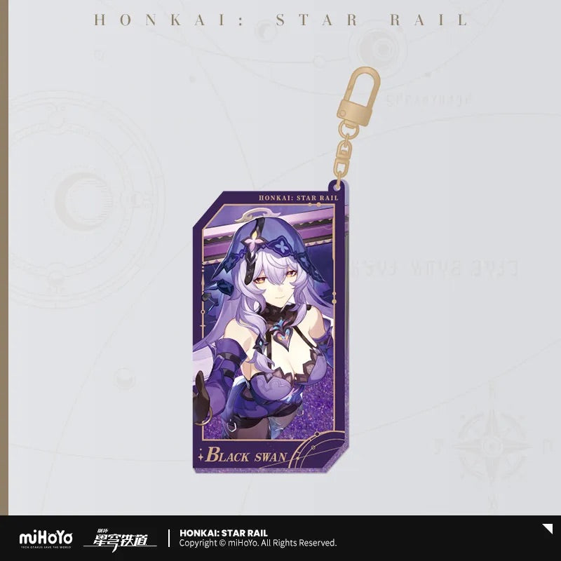 Honkai: Star Rail Invitation From The Stellar Series Quicksand Acrylic Keychain