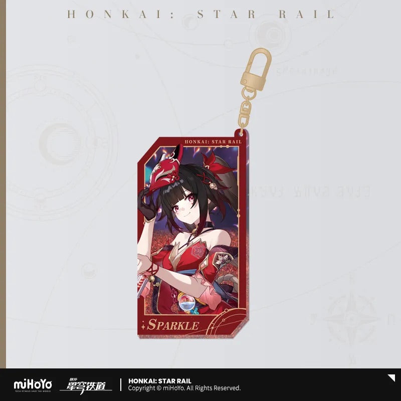 Honkai: Star Rail Invitation From The Stellar Series Quicksand Acrylic Keychain