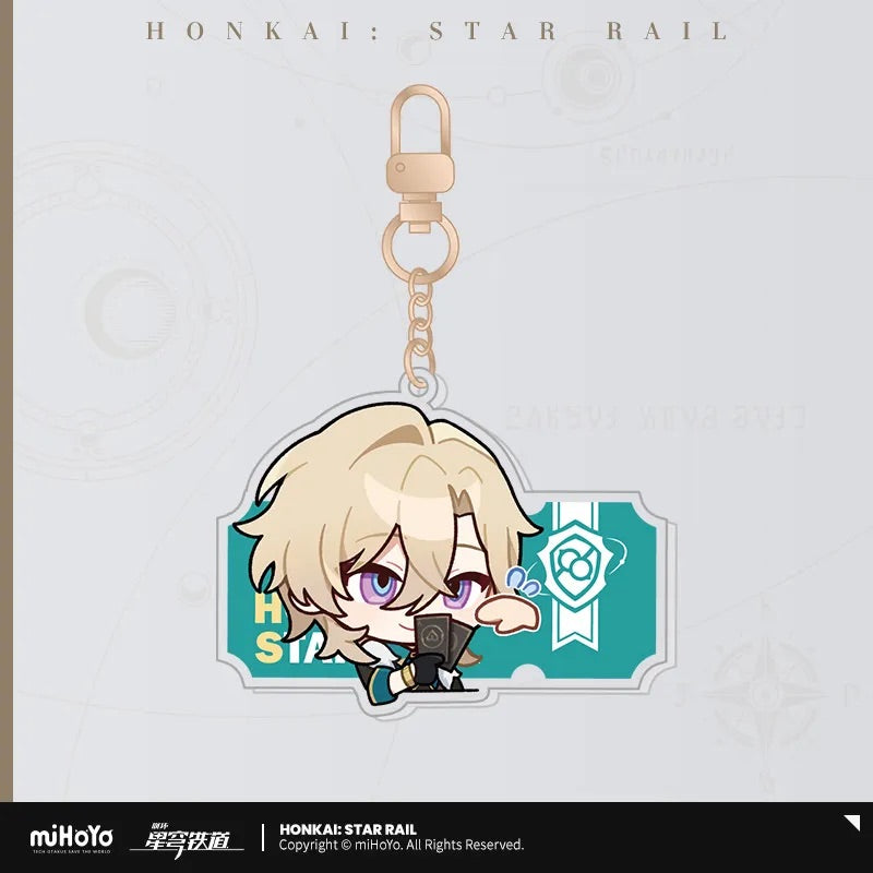 Honkai: Star Rail Pom-Pom Exhibition Series Acrylic Keychain