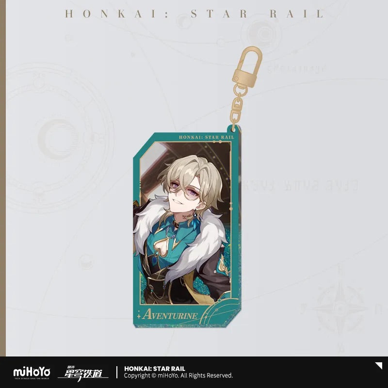 Honkai: Star Rail Invitation From The Stellar Series Quicksand Acrylic Keychain