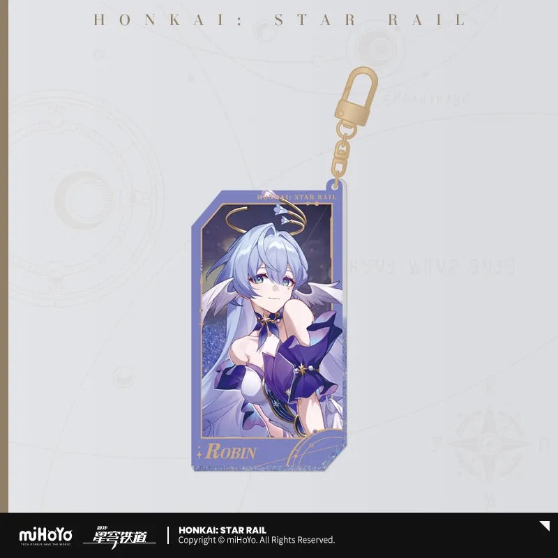 Honkai: Star Rail Invitation From The Stellar Series Quicksand Acrylic Keychain