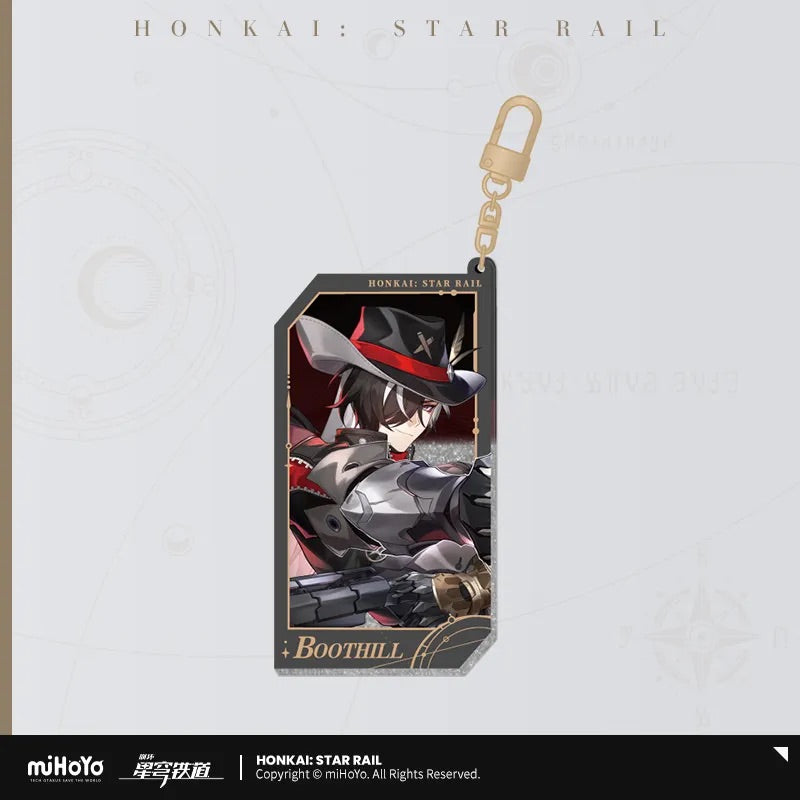 Honkai: Star Rail Invitation From The Stellar Series Quicksand Acrylic Keychain