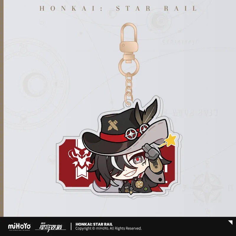 Honkai: Star Rail Pom-Pom Exhibition Series Acrylic Keychain