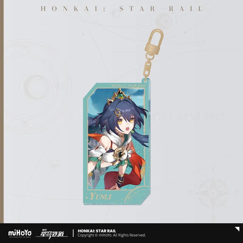 Honkai: Star Rail Invitation From The Stellar Series Quicksand Acrylic Keychain