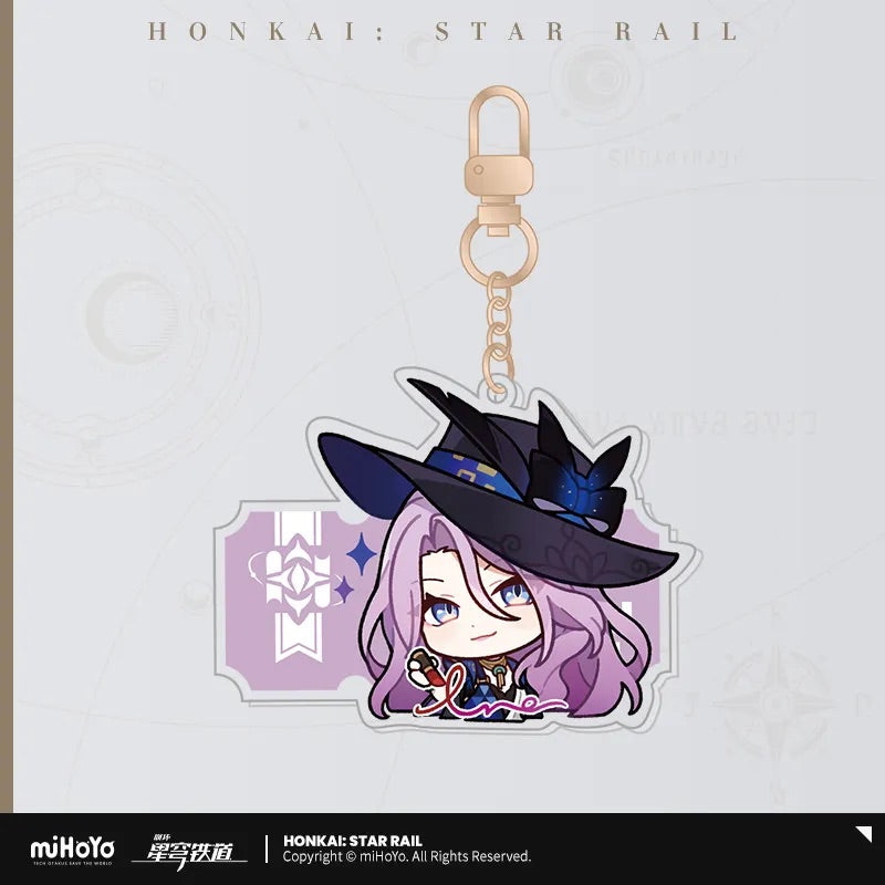 Honkai: Star Rail Pom-Pom Exhibition Series Acrylic Keychain