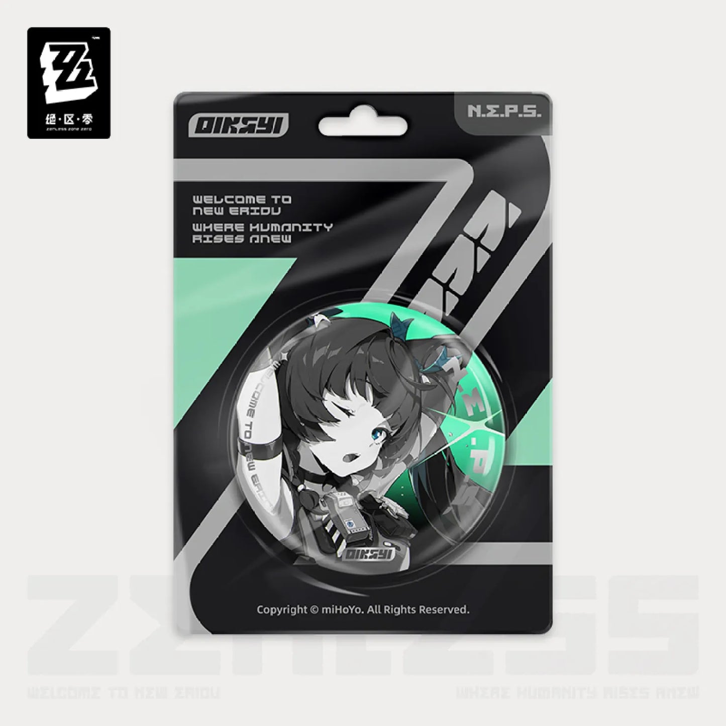 Zenless Zone Zero Cinema Series Reflective Badge - N.E.P.S