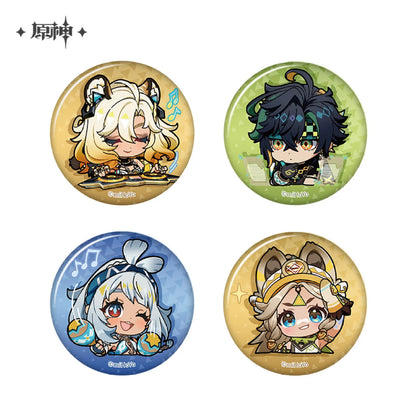 Genshin Impact Chibi Character Series Badge Natlan