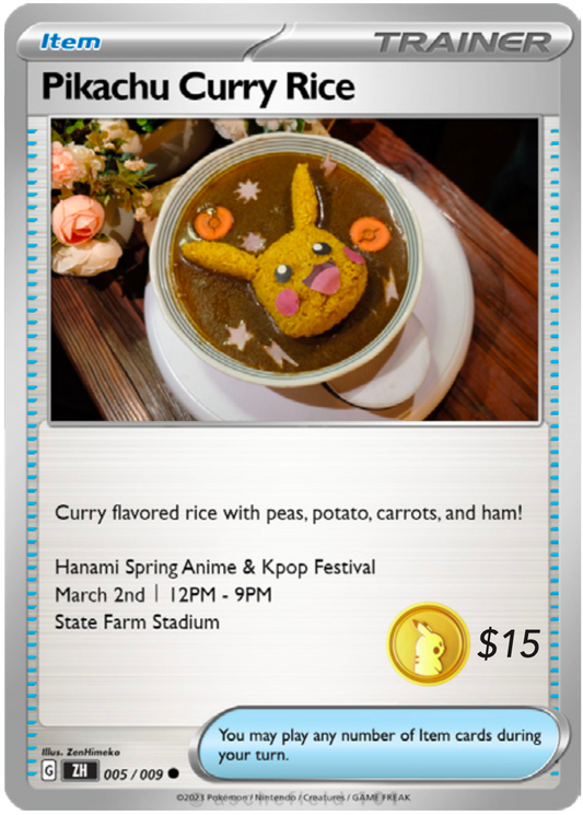 Pikachu Curry Rice