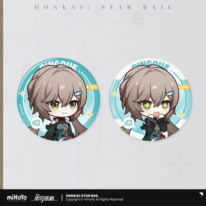 Honkai: Star Rail Owlbert's Reception Room Series Tinplate Badge Set