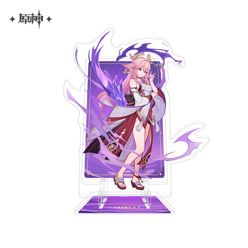 Genshin Impact Genius Invokation TCG Acrylic Mobile Phone Holder