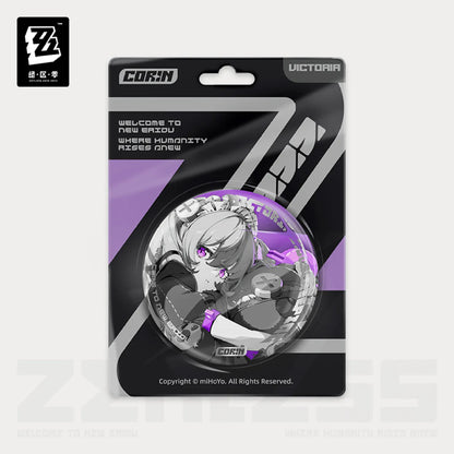 Zenless Zone Zero Cinema Series Reflective Badge - Victoria Housekeeping Co.