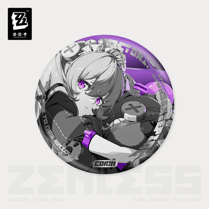 Zenless Zone Zero Cinema Series Reflective Badge - Victoria Housekeeping Co.