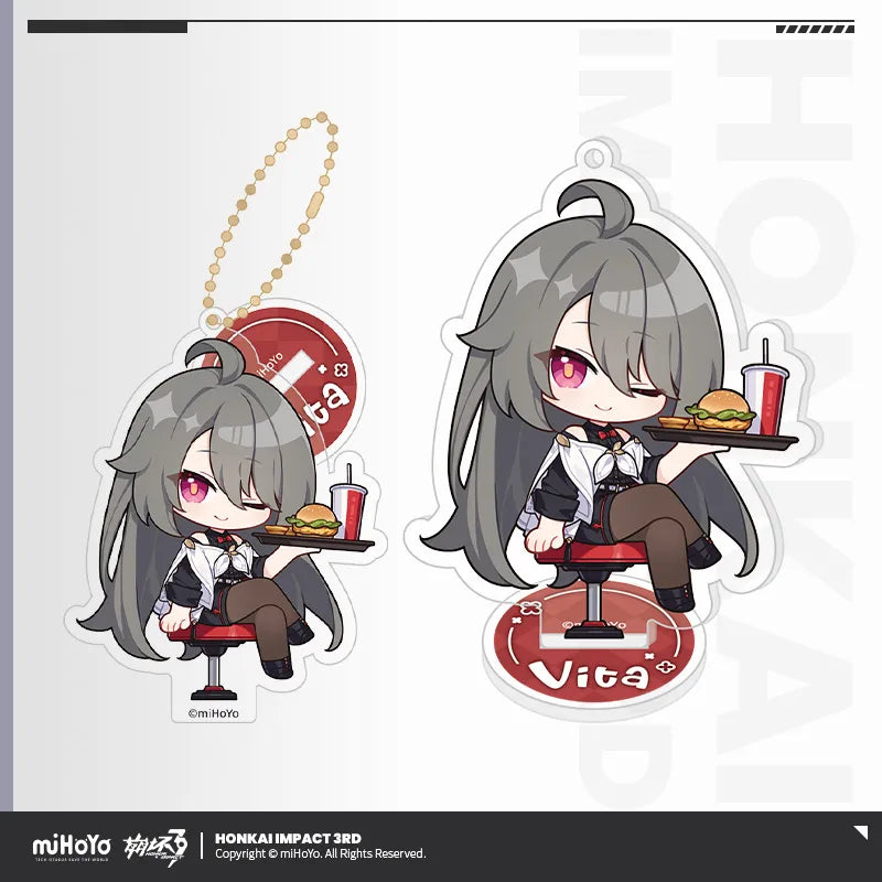 Honkai Impact 3rd Delicious Onboard Series Chibi Acrylic Pendant & Stand