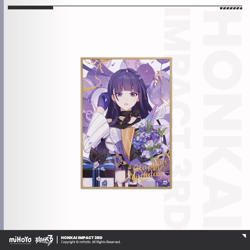 Honkai Impact 3rd Birthday Greeting Series PET Shikishi Cardboard